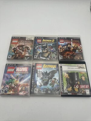 PS3 LEGO Games (Lot Of 6 Complete CIB) - LOTR, Batman, Pirates, Marvel, & More - Image 1 of 4