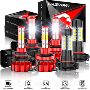 9005+H11+H16 LED Headlight Fog Light Bulbs For 2014 Chevrolet Silverado 1500 LTZ - Bild 1 von 14