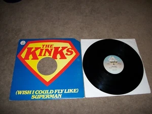 THE KINKS SUPERMAN/Low Budget 12" Single CP700 Arista  - VG++ VINYL - Picture 1 of 3