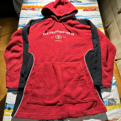 Vintage San Francisco Giants Fleece Hoodie Sweatshirt San Francisco 49ers MEN XL Cover
