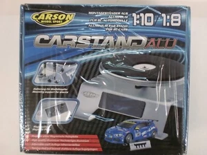CARSON 1/10 1/8 - CARSTAND ALUMINIUM FOR RC CARS - BASE PER AUTO RC - Foto 1 di 1