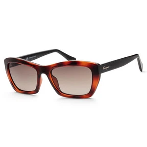 Gafas de sol Ferragamo para mujer 55 mm tortuga SF958S-214 - Imagen 1 de 2