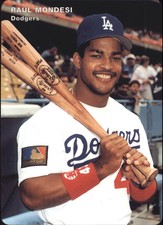 1994 Dodgers Mother's Baseball Card #9 Raul Mondesi