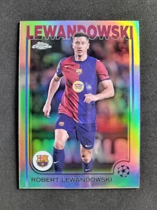 2024-25 Topps Cromo UEFA CC, Robert Lewandowski, Refractor, FC Barcelona - Imagen 1 de 2