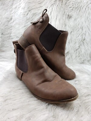 Botines informales MADDEN GIRL Draaft sin cordones marrón talla 9 M Foto 1 de 4