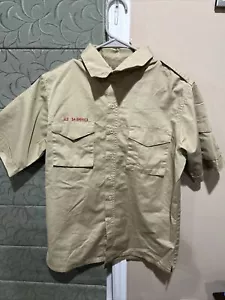 Boy Scout BSA UNIFORM SHIRT New Style Adult Men's Small Short Sleeve N55 - Picture 1 of 7