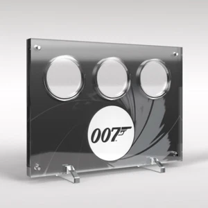 Expositor serie monedas James Bond de 5 libras - Imagen 1 de 3