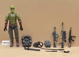 BLACK MAJOR CUSTOM GREEN SHIRT BEACHHEAD SNIPER G.I. Joe 3.75" #2 - Picture 1 of 6