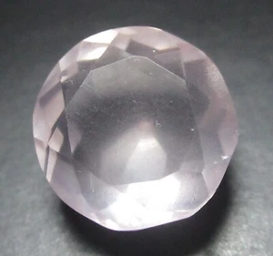 Natural Rose Quartz Faceted Round 6.70 ct Loose Semi Precious Gemstone J 3953 - Picture 1 of 5