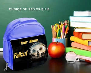 Fallout Lunch Bag Kids Personalised School Lunch Box Name Printed - Picture 1 of 3