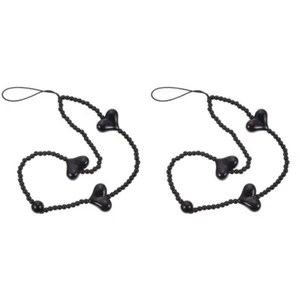  2 Pack Liebe Handyseil Handykette Selber Machen Mobiler Anhänger - Zdjęcie 1 z 12