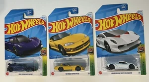Hot Wheels - KOENIGSEGG, DODGE VIPER, LAMBORGHINI SESTO ELEMENTO - Lot Of 3 - Picture 1 of 5