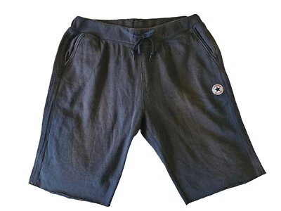 Pantalones Cortos Converse Unisex XL Negros All Stars Chuck Taylor Parche Tejido Parte Inferior Foto 1 de 4