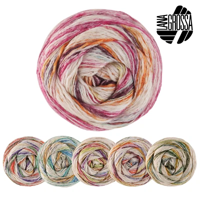 Lana Grossa GOMITOLO HIPPIE 100 g Baumwoll-Leinengarn mit Hanffasern 300 m - Bild 1 von 4