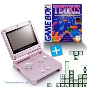 Nintendo GameBoy Advance - Konsole GBA SP #pink + Tetris + Stromkabel - Bild 1 von 5
