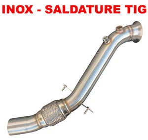 DOWNPIPE INOX TUBO RIMOZIONE DPF BMW E87 E90 E93 118D 120D 320D 2.0 N47 177 T8 - Imagen 1 de 5