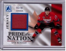 SAM REINHART /14 ITG 2014 Draft Prospects Pride of a Nation Rookie Jersey Sabres