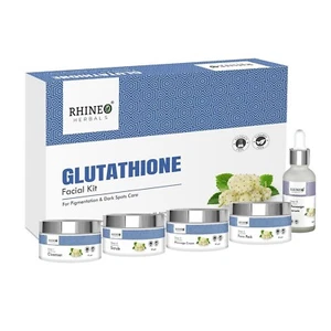 RHINEO HERBALS Glutathione Facial Kit For Glowing Brightening & Blemish Skin - Picture 1 of 8