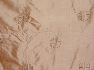 Lee Jofa, Ming, Embroidered 100% Silk,  BTY, Color Gold  - Picture 1 of 3