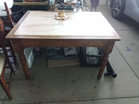 Antique French Pastry Chefs Serving Table Cover