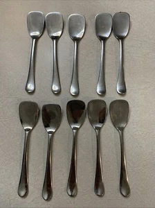 Sambonet Italy Ice Cream Shovel Dessert Spoons Stainless Steel, 18/10, Lot 10 - Picture 1 of 14