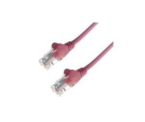 Networking 2m CAT5e Patch Lead UTP 2M RJ45 Cable 2M 24AWG PINK - Picture 1 of 2