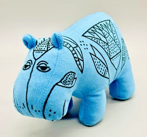WILLIAM Plush Blue Hippopotamus Metropolitan Museum Of Art Egyptian Metkids 8" - Picture 1 of 8