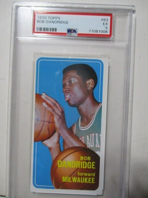 1970-71 Topps NBA Bob Dandridge #63 PSA 5 EX