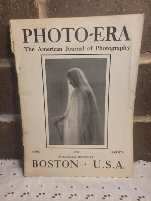 Antigua revista de fotografía americana publicada en abril de 1911. fotografía histórica Foto 1 de 4