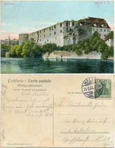 Cartolina Halle Saale 1907, Burg Moritzburg, Saale - Foto 1 di 1