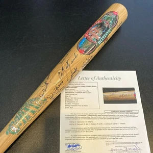 1967 Boston Red Sox AL Champs Team Signed Baseball Bat Carl Yastrzemski JSA COA - Picture 1 of 10