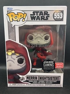 Funko POP!  Star Wars: Merrin (Nightsister) - Gamestop Excl 553 gaming greats - Picture 1 of 10