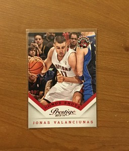 JONAS VALANCIUNAS  2013-14 Prestige Bonus Shots Red #50