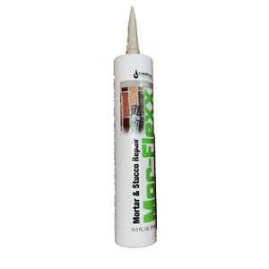 Sashco Mor-Flexx Mortar & Stucco Repair Caulk, Gray, 10.5 oz Cartridge - Picture 1 of 3