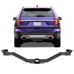 Vijay For 2011-2019 Ford Explorer Trailer Hitch Receiver Rear Towing Black - Picture 1 of 11
