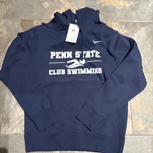 Penn State University Club Swimming Team Hoodie Mens NWT - Picture 1 of 7