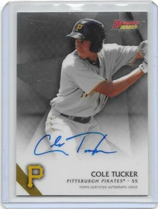 2015 Bowman's Best Best of '15 Autographs #B15CT Cole Tucker Pittsburgh Pirates - Picture 1 of 2