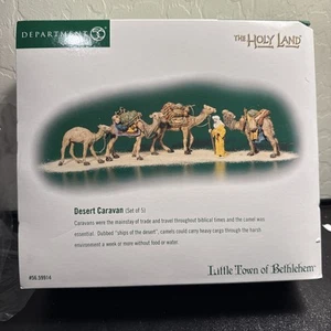Dept 56 Little Town of Bethlehem DESERT CARAVAN Camels The Holy Land #59914 READ - Picture 1 of 5