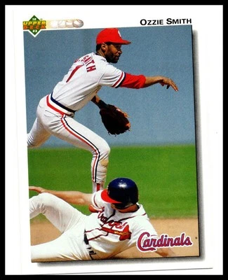 1992 Upper Deck #177 Ozzie Smith - Imagem 1 de 2