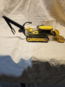1968_69 Tonka Trencher Loader Backhoe #3 Vintage Pressed Steel! Original! Yellow - Picture 1 of 7