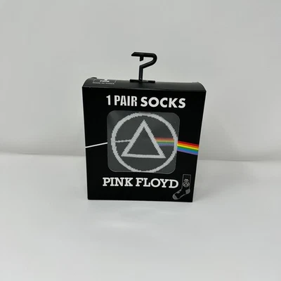NUEVO EN CAJA Calcetines Pink Floyd Adultos "Dark Side of the Moon" - 1 Par, Talla: EE. UU. 7-12 Foto 1 de 4