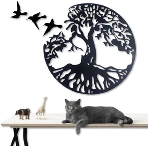 4Pcs Tree of Life Metal Wall Art Decor, 23In Large Outdoor Garden Wall Sculpture - Picture 1 of 6