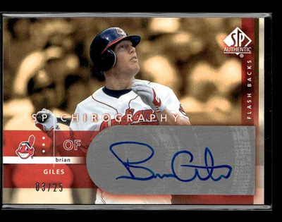 Brian Giles 2003 SP Authentic Chirography Auto 3/25 - Image 1 of 2