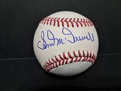 SAM MCDOWELL Cleveland Indians signed autographed ROMLB baseball COA - Image 1 of 3