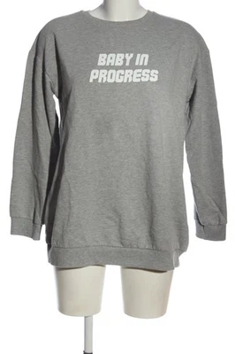 ASOS Suéter Mujeres Sudadera Talla EU 36 gris claro-blanco look casual - Imagen 1 de 4