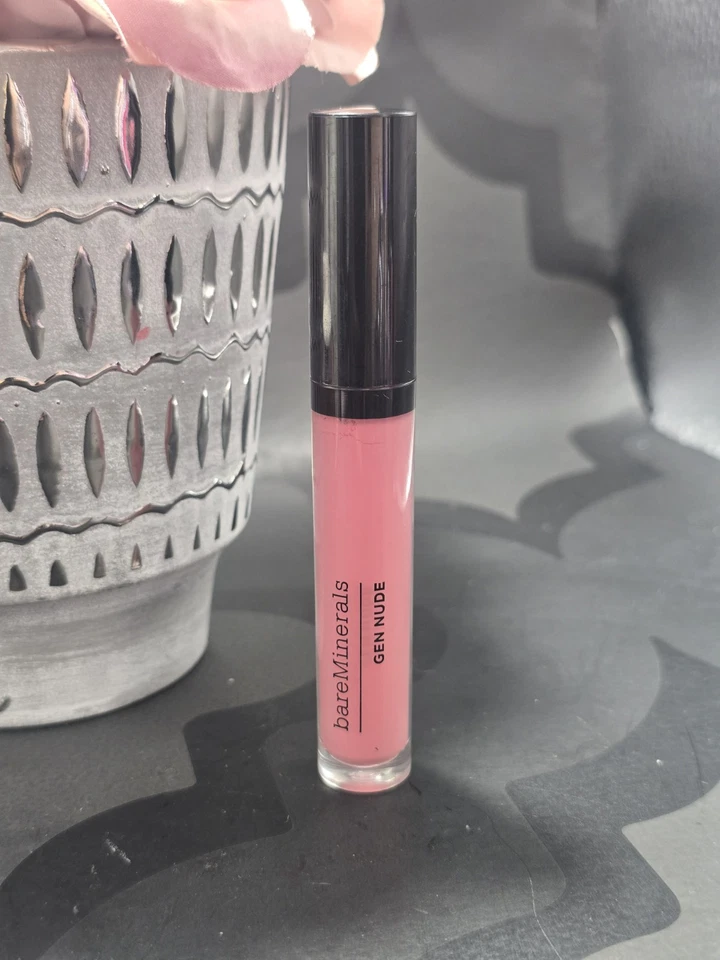 bareMinerals GEN NUDE Patent Lip Lacquer CAN'T EVEN Lipstick Full Size New! - Image 1 of 4