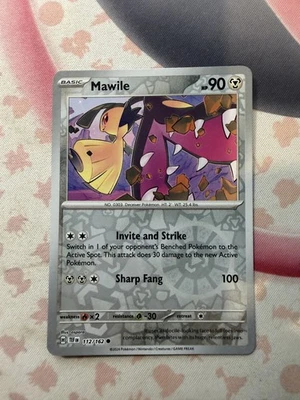 Mawile Common SV05: Temporal Forces 112/162 NM Reverse Holo - Image 1 of 2