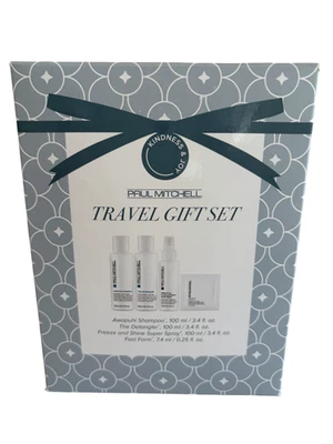 Paul Mitchell shampoo + conditioner + Freeze & shine , 4 Piece Travel Gift Set - Image 1 of 4