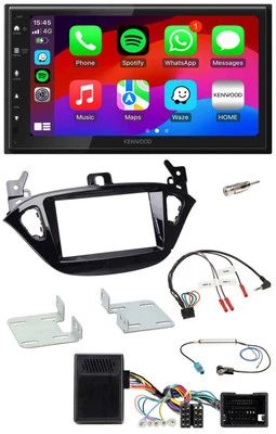 Kenwood Lenkrad USB DAB 2DIN Bluetooth Autoradio für Opel Adam ab 2013 Corsa E - Bild 1 von 4