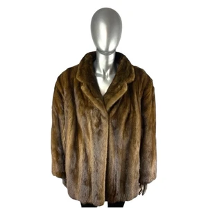 Lunaraine MINK Jacket, Plus Sz 4XL, Certified Vintage Fur w/Storage Bag - Picture 1 of 9